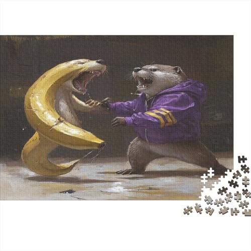 Tier Puzzles 1000 Teile Für Erwachsene Lernspiel Lernspiel Herausforderung Spielzeug Kung Fu Puzzel 1000pcs Für Erwachsene Und Kinder Ab 14 Jahren 1000pcs (75x50cm) von OFLAMIRUX