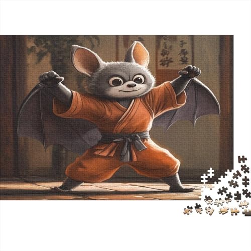 Tier Puzzles 1000 Teile Für Erwachsene Lernspiel Lernspiel Herausforderung Spielzeug Kung Fu Puzzel 1000pcs Für Erwachsene Und Kinder Ab 14 Jahren 1000pcs (75x50cm) von OFLAMIRUX