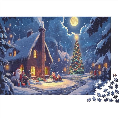 Weihnachtsbaum Puzzlespiel 1000 Teile Erwachsene -Puzzle 1000 Stück Spiel Puzzles Für Erwachsene Kinder Puzzle Erwachsenen Puzzlespiel Puzzel 1000pcs (75x50cm) von OFLAMIRUX
