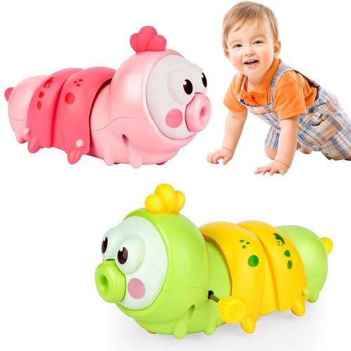 OFUN Baby Spielzeug Ab 3 6 9 Monate, Krabbelspielzeug Tummy Time Toys, 2 Pack Wind Up Spielzeug für 8 9 Monate 1 Jahr, Vorschule Kleinkind Aktivitäten, Geburtstagsgeschenk für Kinder OFUN Baby Spielzeug Ab 3 6 9 Monate, Krabbelspielzeug Tummy Time Toys, 2 Pack Wind Up Spielzeug für 8 9 Monate 1 Jahr, Vorschule Kleinkind Aktivitäten, Geburtstagsgeschenk für Kinder von OFUN