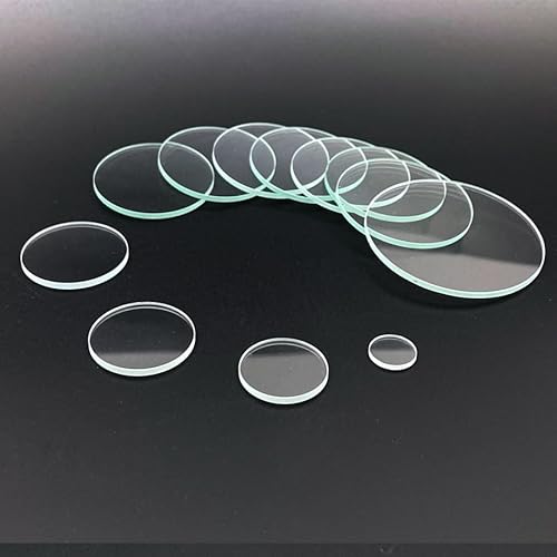 1 Stück 10–42 mm runde optische Glaslinse for LED-Taschenlampe – hochklare flache Linse for optische Zwecke(35mm x 2mm) von OGIZQNHA