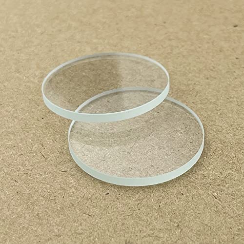 1 runde, flache Glaslinse for LED-Taschenlampen – langlebige 8–42 mm Ersatzlinse for optimale Lichtdurchlässigkeit(13mm x1.2mm) von OGIZQNHA