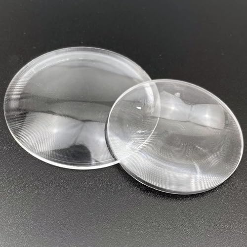 120 mm runde Fresnel-Linse for LED-Scheinwerfer usw. – 2 mm dicke optische PMMA-Linse for Experimente und DIY-Projekte, 1 Stück(50mm 80mm-01) von OGIZQNHA