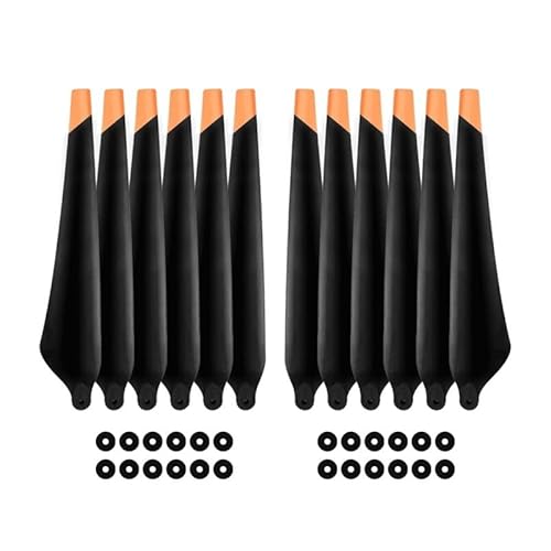 OGQTIBXV Agras T30 3820 Drohnenteile Klapppropeller aus Kohlefaser-Kunststoffmischung CW CCW Propeller Drohnenblätter Landwirtschaftsdrohne(6pcs CW and 6pcs CCW) von OGQTIBXV