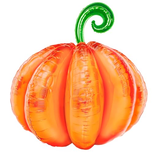 OH YEAH 3 Stück Kürbis-Folienballon 3D Halloween – Ø 39 cm – orangefarbenes Zubehör – Bodenballon – Zubehör für die Wand Halloween – einfach aufzublasen OH YEAH 3 Stück Kürbis-Folienballon 3D Halloween – Ø 39 cm – orangefarbenes Zubehör – Bodenballon – Zubehör für die Wand Halloween – einfach aufzublasen von OH YEAH
