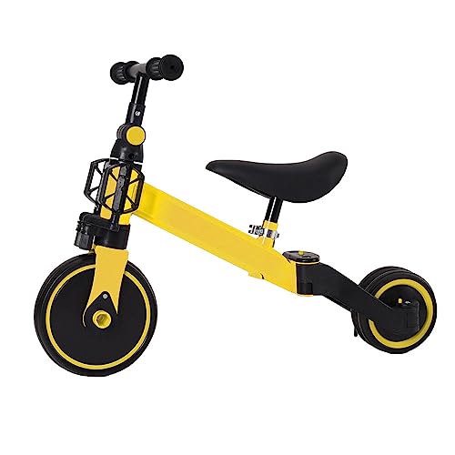 OHMG 3-in-1-Laufrad für Kinder zum Abnehmen, Laufrad für Babys, Spielzeug für Kinder von 10 – 36 Monaten, Spielzeug mit 3 Rädern für Fahrrad, abnehmbare Pedale, Jungen & Mädchen, Geburtstag, von OHMG