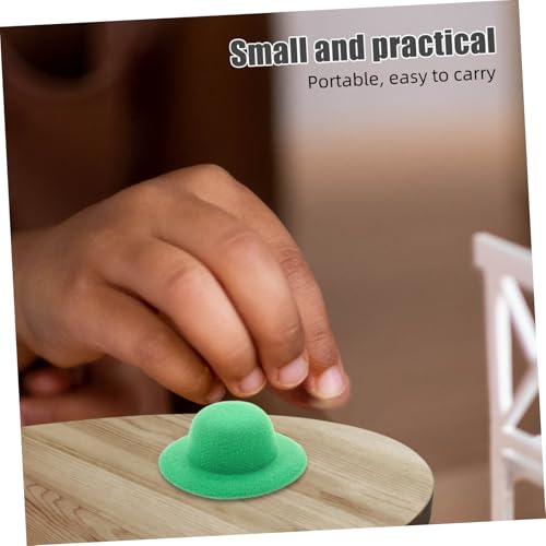 OHPHCALL 12 Stück Teiliges Bunte Mini Top Hüte Kleine Plüsch Miniaturformelhüte für DIY Basteln Puppen Accessoires für Weihnachts und Partydekoration von OHPHCALL