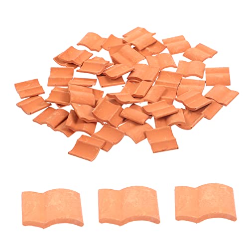 OHPHCALL 50Stücke Dachfliesen Gefälschte Dachziegel für Puppenhaus Sandtisch für DIY Miniaturmodelle und Hochrealistische Details OHPHCALL 50Stücke Dachfliesen Gefälschte Dachziegel für Puppenhaus Sandtisch für DIY Miniaturmodelle und Hochrealistische Details von OHPHCALL