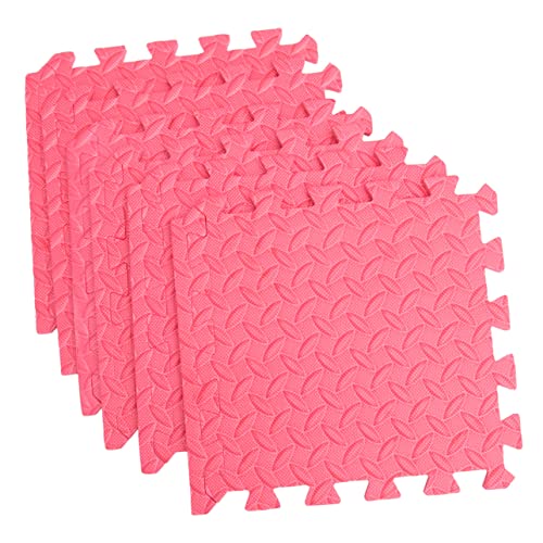 OHPHCALL 6Stücke Teiliges Eva Puzzle Matte mit Blattmuster Rote Spielmatte rutschfest für Interlocking Dämpfende Unterlage für Spielbereiche und Wohnräume OHPHCALL 6Stücke Teiliges Eva Puzzle Matte mit Blattmuster Rote Spielmatte rutschfest für Interlocking Dämpfende Unterlage für Spielbereiche und Wohnräume von OHPHCALL