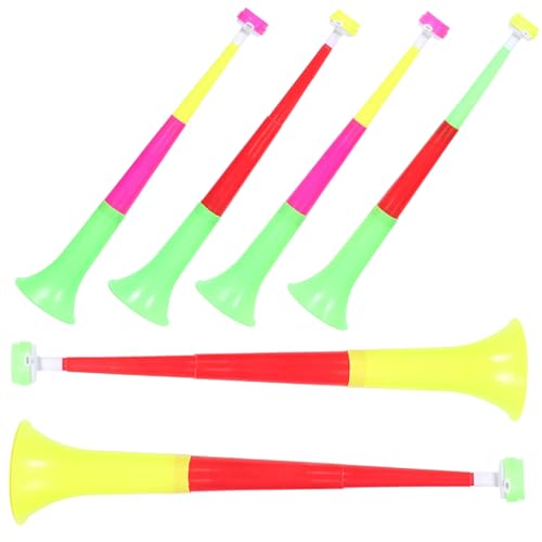 OHPHCALL 6Stücke Teiliges Kinderhornspielzeug mit Teleskop Funktion Partyhorn für Sportevents Farblich Gemischt Robust und Sicher OHPHCALL 6Stücke Teiliges Kinderhornspielzeug mit Teleskop Funktion Partyhorn für Sportevents Farblich Gemischt Robust und Sicher von OHPHCALL