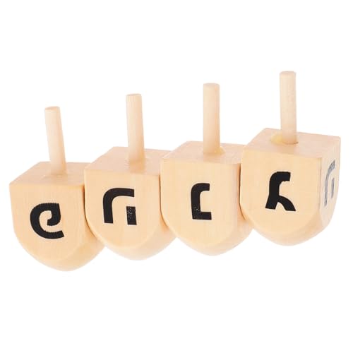 OHPHCALL Chanukka-Dreidel Aus Holz 4 Stück Chanukka-Kreisel Chanukka-Renndreidel Hölzerner Chanukka-Dreidel Jüdische Feiertags-Partydekorationen Partygeschenke Geschenktüten Belohnungen OHPHCALL Chanukka-Dreidel Aus Holz 4 Stück Chanukka-Kreisel Chanukka-Renndreidel Hölzerner Chanukka-Dreidel Jüdische Feiertags-Partydekorationen Partygeschenke Geschenktüten Belohnungen von OHPHCALL