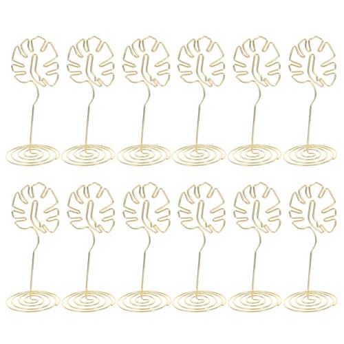OHPHCALL Goldkartencliphalter 12Pcs Turtle Blattformen Foto Display Ständer Memo Note Message Karten Anzeige Stand Für Home Office OHPHCALL Goldkartencliphalter 12Pcs Turtle Blattformen Foto Display Ständer Memo Note Message Karten Anzeige Stand Für Home Office von OHPHCALL