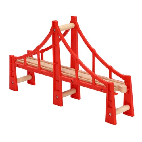 OHPHCALL Holz Eisenbahnbrücke Set Rote Brücke für Spielzeugzüge Erweiterung für Holzeisenbahn DIY Gleis Zubehör für Ab Jahren Kompatibel mit Meisten Marken OHPHCALL Holz Eisenbahnbrücke Set Rote Brücke für Spielzeugzüge Erweiterung für Holzeisenbahn DIY Gleis Zubehör für Ab Jahren Kompatibel mit Meisten Marken von OHPHCALL