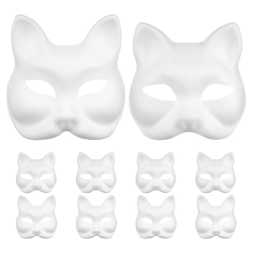 OHPHCALL Lustige Tiermasken Für Kinder Weiße Papiermaske Blanko-masken-malset OHPHCALL Lustige Tiermasken Für Kinder Weiße Papiermaske Blanko-masken-malset von OHPHCALL
