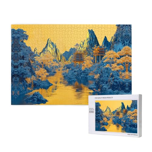 1000 Puzzles für Erwachsene, herausfordernde Puzzle, perfekt für Spieleabende, komplette Puzzle-Größen von 75 x 50 cm 1000 Puzzles für Erwachsene, herausfordernde Puzzle, perfekt für Spieleabende, komplette Puzzle-Größen von 75 x 50 cm von OIBNKCN