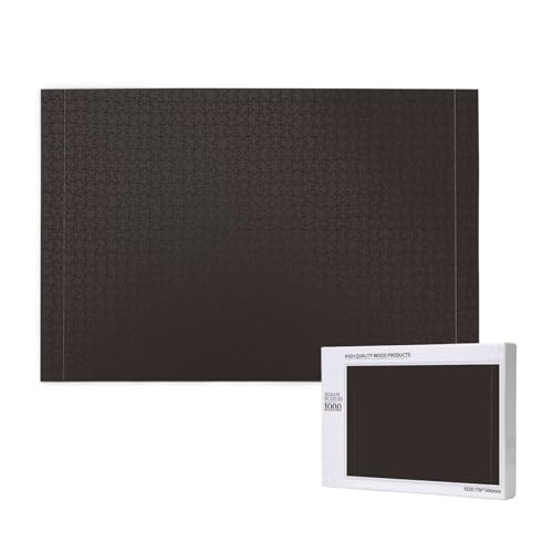Black 1000 Puzzles für Erwachsene, herausfordernde Puzzles, perfekt für Spieleabende, fertige Puzzle-Größen von 29,5 x 19,7 cm von OIBNKCN