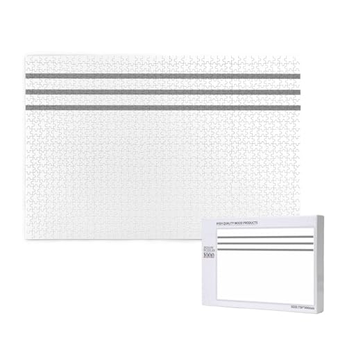 Black and White grid12 1000 Adult Puzzles - Challenging Puzzles, Perfect for Game Nights - Completed Puzzle Sizes of 29.5 x 19.7 von OIBNKCN