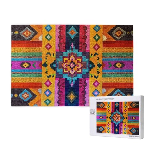 Mysterious Symmetrical Patterns 1000 Adult Puzzles - Challenging Puzzles, Perfect for Game Nights - Completed Puzzle Sizes of 29.5x19.7 von OIBNKCN