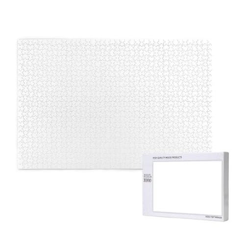 Naturweiße Farbe, 1000 Puzzles für Erwachsene, anspruchsvolle Puzzles, perfekt für Spieleabende, fertige Puzzle-Größen von 29,5 x 19,7 cm Naturweiße Farbe, 1000 Puzzles für Erwachsene, anspruchsvolle Puzzles, perfekt für Spieleabende, fertige Puzzle-Größen von 29,5 x 19,7 cm von OIBNKCN