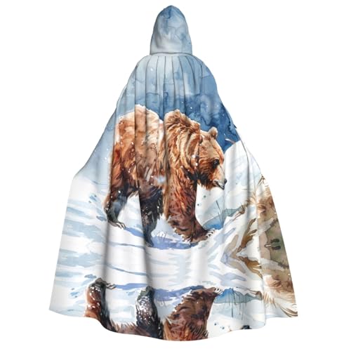 OIBNKCN Bären Futtersuche Halloween Kapuzenmantel für Erwachsene Männer Frauen Weihnachten Hoodies Umhang Rollenspiel Kostüme OIBNKCN Bären Futtersuche Halloween Kapuzenmantel für Erwachsene Männer Frauen Weihnachten Hoodies Umhang Rollenspiel Kostüme von OIBNKCN