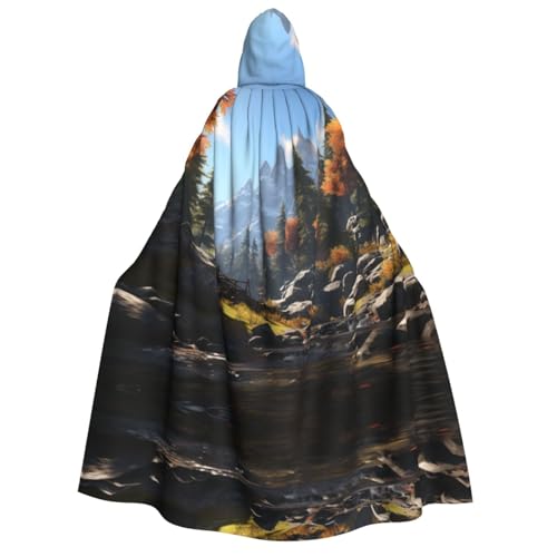 OIBNKCN Berge und Wälder Halloween Kapuzenmantel für Erwachsene Männer Frauen Weihnachten Hoodies Umhang Rollenspiel Kostüme OIBNKCN Berge und Wälder Halloween Kapuzenmantel für Erwachsene Männer Frauen Weihnachten Hoodies Umhang Rollenspiel Kostüme von OIBNKCN