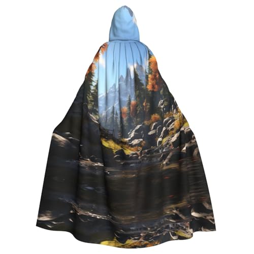 OIBNKCN Berge und Wälder. Geeignet für Männer und Frauen, Kapuzenmäntel für Erwachsene, Umhang, Ritter, stilvolle und coole Rollenspiel-Kostüme OIBNKCN Berge und Wälder. Geeignet für Männer und Frauen, Kapuzenmäntel für Erwachsene, Umhang, Ritter, stilvolle und coole Rollenspiel-Kostüme von OIBNKCN