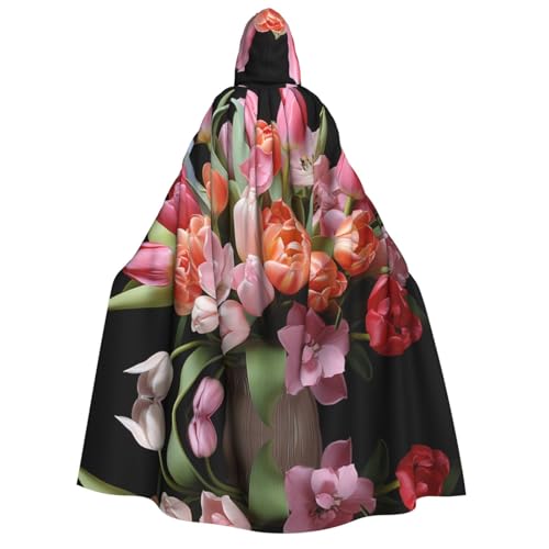 OIBNKCN Blumen Bouquet Halloween Kapuzenmantel für Erwachsene Männer Frauen Weihnachten Hoodies Umhang Rollenspiel Kostüme OIBNKCN Blumen Bouquet Halloween Kapuzenmantel für Erwachsene Männer Frauen Weihnachten Hoodies Umhang Rollenspiel Kostüme von OIBNKCN