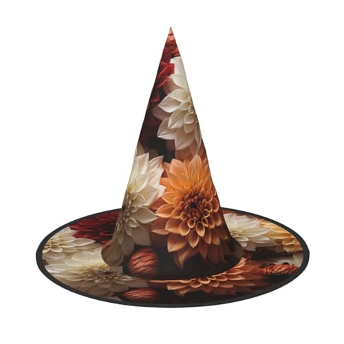 OIBNKCN Bunte Blumen. Halloween-Hut Hexenhut – perfekt für Damen, Herren, Hexenhut, Dekoration zum Aufhängen und für Partys OIBNKCN Bunte Blumen. Halloween-Hut Hexenhut – perfekt für Damen, Herren, Hexenhut, Dekoration zum Aufhängen und für Partys von OIBNKCN