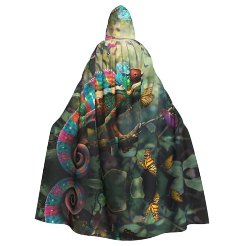 OIBNKCN Bunte Eidechsen, geeignet für Männer und Frauen, Erwachsenen-Bademäntel, Umhang, Ritter, stilvolle und coole Rollenspiel-Kostüme OIBNKCN Bunte Eidechsen, geeignet für Männer und Frauen, Erwachsenen-Bademäntel, Umhang, Ritter, stilvolle und coole Rollenspiel-Kostüme von OIBNKCN