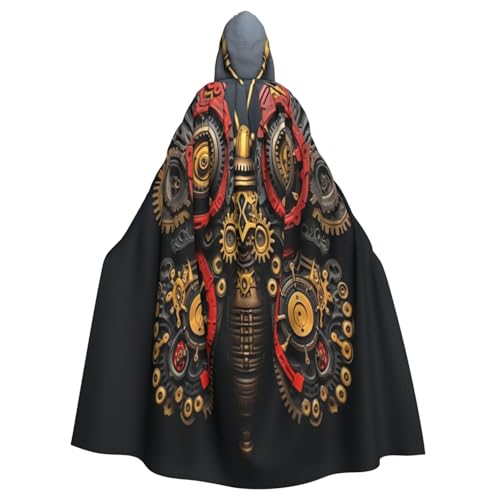 OIBNKCN Butterfly Parts Elements Kapuzenumhang für Damen und Herren, langlebiger und stilvoller schwarzer Umhang mit Kapuze für Halloween, Cosplay und mehr von OIBNKCN