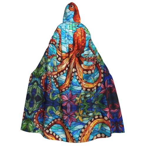 OIBNKCN Der abstrakte farbige Oktopus-Halloween-Bademantel mit Kapuze für Erwachsene, Männer und Frauen, Weihnachts-Kapuzenpullover, Umhang, Rollenspiel-Kostüme OIBNKCN Der abstrakte farbige Oktopus-Halloween-Bademantel mit Kapuze für Erwachsene, Männer und Frauen, Weihnachts-Kapuzenpullover, Umhang, Rollenspiel-Kostüme von OIBNKCN