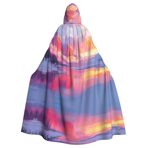 OIBNKCN Der bunte Sonnenuntergang in den schneebedeckten Bergen. Geeignet für Männer und Frauen, Erwachsenen-Bademäntel, Umhänge, Ritter, stilvolle und coole Rollenspiel-Kostüme OIBNKCN Der bunte Sonnenuntergang in den schneebedeckten Bergen. Geeignet für Männer und Frauen, Erwachsenen-Bademäntel, Umhänge, Ritter, stilvolle und coole Rollenspiel-Kostüme von OIBNKCN