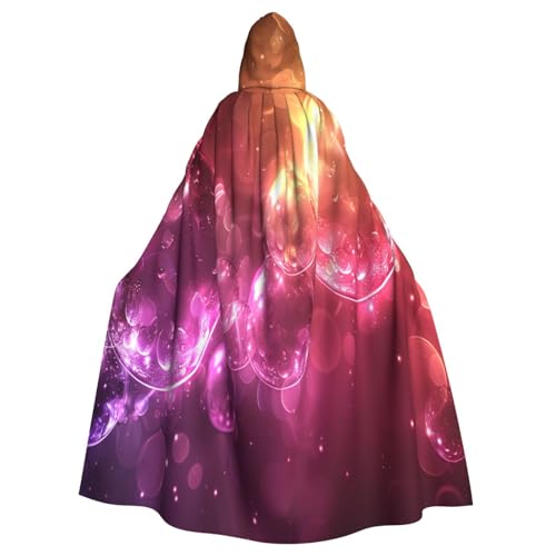 OIBNKCN Dreamy Bubble Kapuzenumhang für Damen und Herren, langlebiger und stilvoller schwarzer Umhang mit Kapuze für Halloween, Cosplay und mehr von OIBNKCN