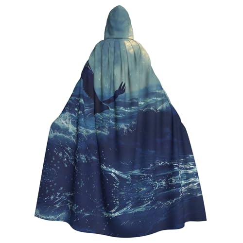 OIBNKCN Eagles Spreading Suitable for both men and women, adult hooded robes, cloaks, knights, stylish and cool role-playing costumes OIBNKCN Eagles Spreading Suitable for both men and women, adult hooded robes, cloaks, knights, stylish and cool role-playing costumes von OIBNKCN