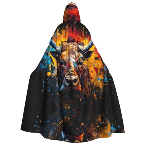 OIBNKCN Ein majestätisches Nashorn Halloween Kapuzenmantel für Erwachsene, Männer und Frauen, Weihnachts-Kapuzenpullover, Umhang, Rollenspiel-Kostüme OIBNKCN Ein majestätisches Nashorn Halloween Kapuzenmantel für Erwachsene, Männer und Frauen, Weihnachts-Kapuzenpullover, Umhang, Rollenspiel-Kostüme von OIBNKCN