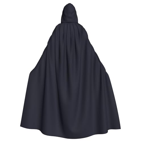 OIBNKCN Einfarbiger schwarzer Kapuzenumhang für Damen und Herren, langlebiger und stilvoller schwarzer Umhang mit Kapuze für Halloween, Cosplay und mehr. OIBNKCN Einfarbiger schwarzer Kapuzenumhang für Damen und Herren, langlebiger und stilvoller schwarzer Umhang mit Kapuze für Halloween, Cosplay und mehr. von OIBNKCN