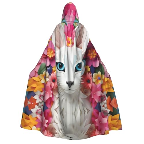 OIBNKCN Ernsthafte kleine Katze Halloween Kapuzenmantel für Erwachsene Männer Frauen Weihnachten Hoodies Umhang Rollenspiel Kostüme OIBNKCN Ernsthafte kleine Katze Halloween Kapuzenmantel für Erwachsene Männer Frauen Weihnachten Hoodies Umhang Rollenspiel Kostüme von OIBNKCN