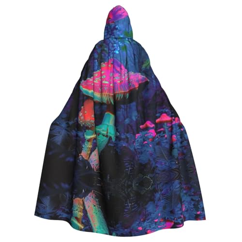 OIBNKCN Fantasy Magic Mushroom Suitable for both men and women, adult hooded robes, cloaks, knights, stylish and cool role-playing costumes OIBNKCN Fantasy Magic Mushroom Suitable for both men and women, adult hooded robes, cloaks, knights, stylish and cool role-playing costumes von OIBNKCN