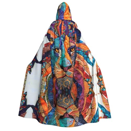 OIBNKCN Farbenfroher feierlicher Löwenkopf-Halloween-Bademantel mit Kapuze für Erwachsene, Männer und Frauen, Weihnachts-Kapuzenpullover, Umhang, Rollenspiel-Kostüme OIBNKCN Farbenfroher feierlicher Löwenkopf-Halloween-Bademantel mit Kapuze für Erwachsene, Männer und Frauen, Weihnachts-Kapuzenpullover, Umhang, Rollenspiel-Kostüme von OIBNKCN