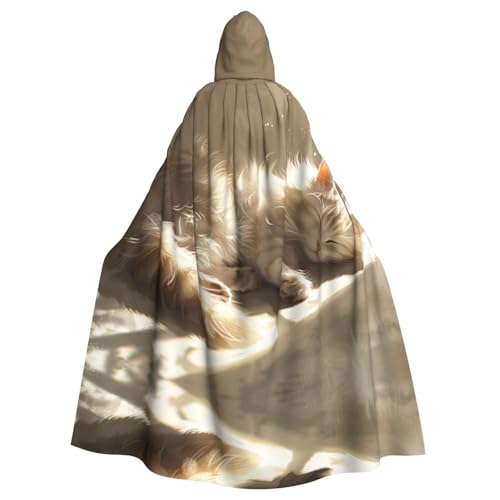 OIBNKCN Faule kleine Katze, geeignet für Männer und Frauen, Erwachsenen-Bademäntel, Umhang, Ritter, stilvolle und coole Rollenspiel-Kostüme OIBNKCN Faule kleine Katze, geeignet für Männer und Frauen, Erwachsenen-Bademäntel, Umhang, Ritter, stilvolle und coole Rollenspiel-Kostüme von OIBNKCN