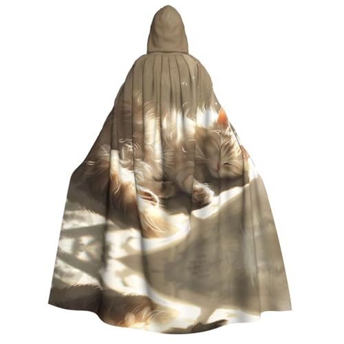 OIBNKCN Faule kleine Katze Halloween Kapuzenmantel für Erwachsene Männer Frauen Weihnachten Hoodies Umhang Rollenspiel Kostüme OIBNKCN Faule kleine Katze Halloween Kapuzenmantel für Erwachsene Männer Frauen Weihnachten Hoodies Umhang Rollenspiel Kostüme von OIBNKCN
