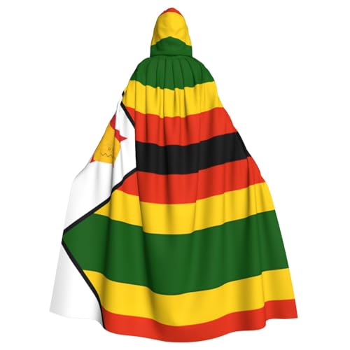 OIBNKCN Flagge von Simbabwe, geeignet für Männer und Frauen, Erwachsenen-Bademäntel, Umhänge, Ritter, stilvolle und coole Rollenspiel-Kostüme OIBNKCN Flagge von Simbabwe, geeignet für Männer und Frauen, Erwachsenen-Bademäntel, Umhänge, Ritter, stilvolle und coole Rollenspiel-Kostüme von OIBNKCN