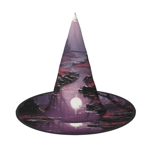OIBNKCN Friedliche Nacht Halloween Hut Hexenhut - Perfekt für Frauen, Männer, Hexenhut Dekor zum Aufhängen und Partygebrauch OIBNKCN Friedliche Nacht Halloween Hut Hexenhut - Perfekt für Frauen, Männer, Hexenhut Dekor zum Aufhängen und Partygebrauch von OIBNKCN