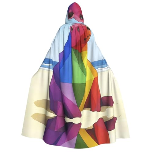 OIBNKCN Gespleißter Teddybär Halloween Kapuzenmantel für Erwachsene Männer Frauen Weihnachten Hoodies Umhang Rollenspiel Kostüme von OIBNKCN