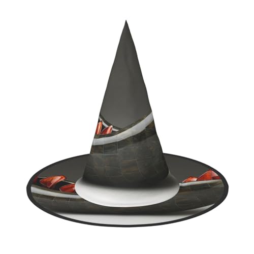 OIBNKCN Glasprodukte Halloween-Hut Hexenhut – perfekt für Frauen, Männer, Hexenhut, Dekoration zum Aufhängen und für Partys OIBNKCN Glasprodukte Halloween-Hut Hexenhut – perfekt für Frauen, Männer, Hexenhut, Dekoration zum Aufhängen und für Partys von OIBNKCN