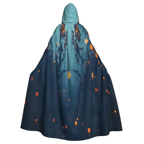 OIBNKCN Glühwürmchen unter dem leuchtenden Kapuzenumhang für Damen und Herren, langlebiger und stilvoller schwarzer Umhang mit Kapuze für Halloween, Cosplay und mehr. OIBNKCN Glühwürmchen unter dem leuchtenden Kapuzenumhang für Damen und Herren, langlebiger und stilvoller schwarzer Umhang mit Kapuze für Halloween, Cosplay und mehr. von OIBNKCN