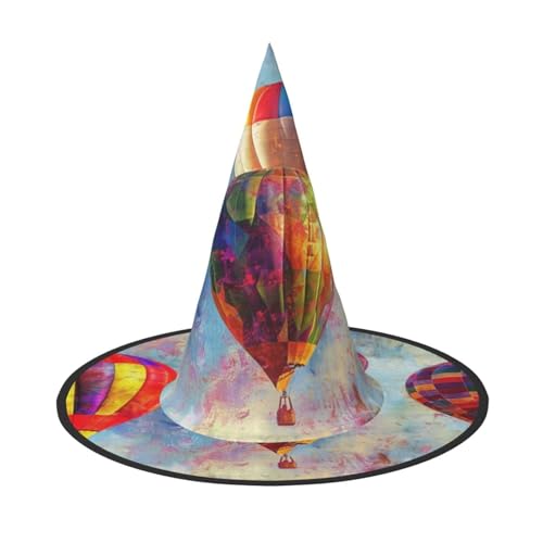 OIBNKCN Heißluftballon-Halloween-Hut, Hexenhut, perfekt für Frauen, Männer, Hexenhut, Dekoration zum Aufhängen und für Partys OIBNKCN Heißluftballon-Halloween-Hut, Hexenhut, perfekt für Frauen, Männer, Hexenhut, Dekoration zum Aufhängen und für Partys von OIBNKCN