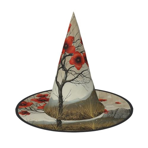 OIBNKCN Herbst-Pflaumenblüten-Hut, Hexenhut, perfekt für Frauen, Männer, Hexenhut, Dekoration zum Aufhängen und für Partys OIBNKCN Herbst-Pflaumenblüten-Hut, Hexenhut, perfekt für Frauen, Männer, Hexenhut, Dekoration zum Aufhängen und für Partys von OIBNKCN