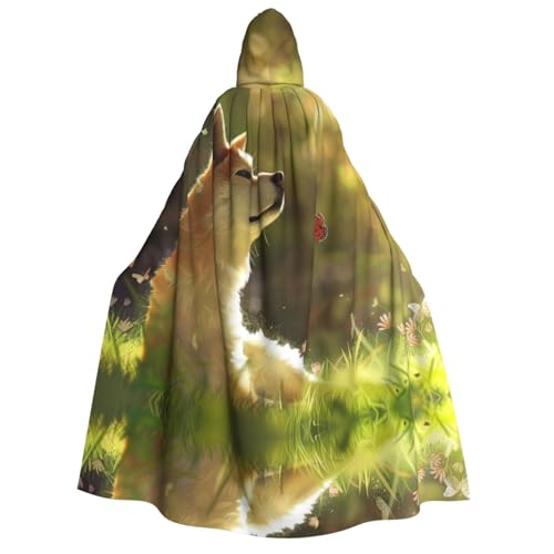 OIBNKCN Hund denkt Halloween Kapuzenmantel für Erwachsene, Männer und Frauen, Weihnachts-Kapuzenpullover, Umhang, Rollenspiel-Kostüme OIBNKCN Hund denkt Halloween Kapuzenmantel für Erwachsene, Männer und Frauen, Weihnachts-Kapuzenpullover, Umhang, Rollenspiel-Kostüme von OIBNKCN