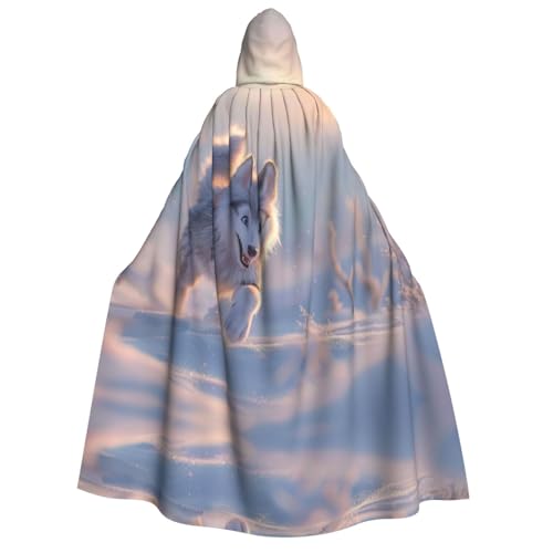 OIBNKCN Huskies Laufender Halloween Kapuzenmantel für Erwachsene Männer Frauen Weihnachten Hoodies Umhang Rollenspiel Kostüme OIBNKCN Huskies Laufender Halloween Kapuzenmantel für Erwachsene Männer Frauen Weihnachten Hoodies Umhang Rollenspiel Kostüme von OIBNKCN
